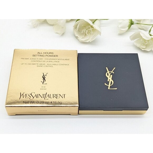 Yves Saint Laurent YSL - All Hours Setting Powder 24 hr matte wear -B90 Ebony - Picture 6 of 8